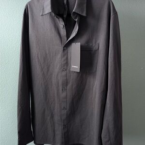 NWT lululemon Men's Commision LS Button Down Shirt XXL